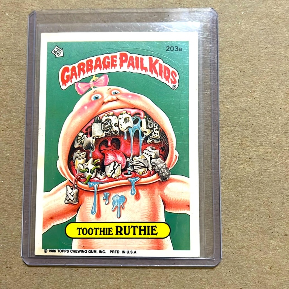 1986 Topps Garbage Pail Kids card.